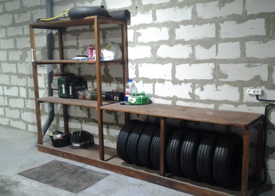 Стеллаж для колес