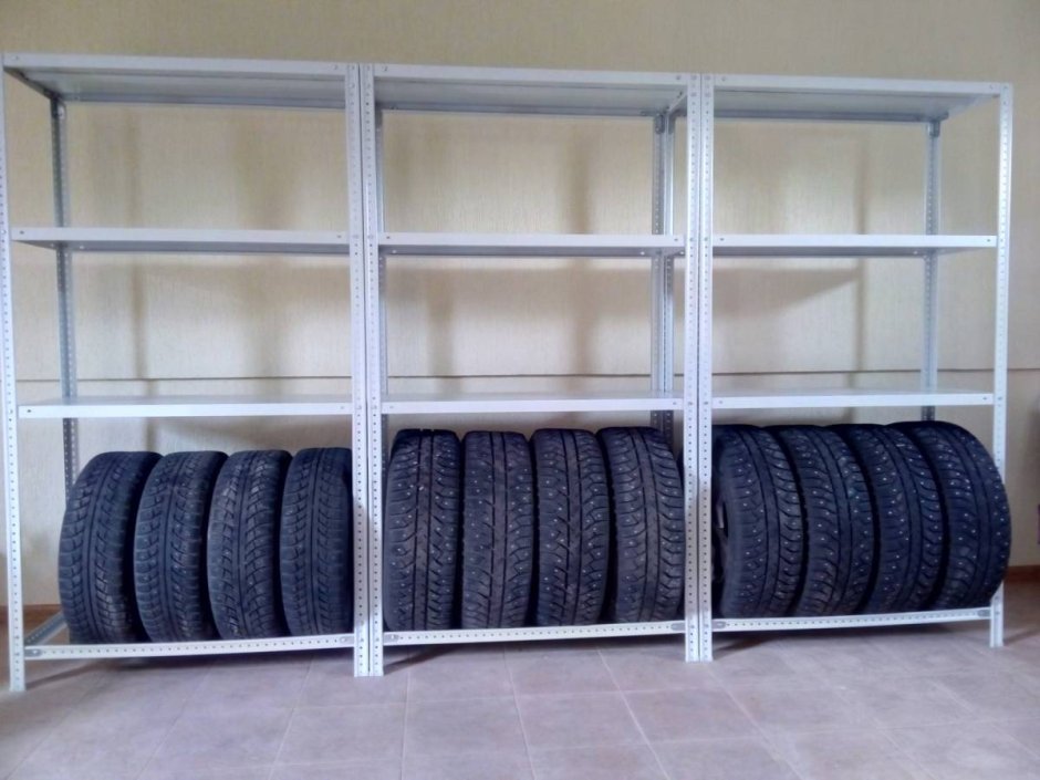 Стеллаж для колес р-528