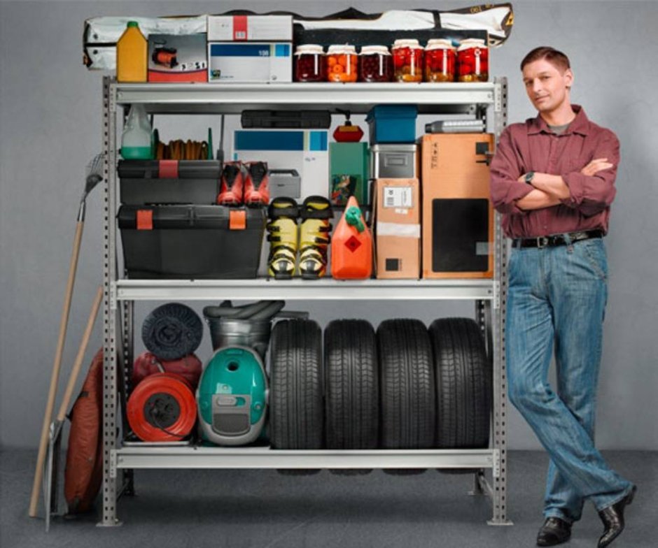 Хранение колес в гараже