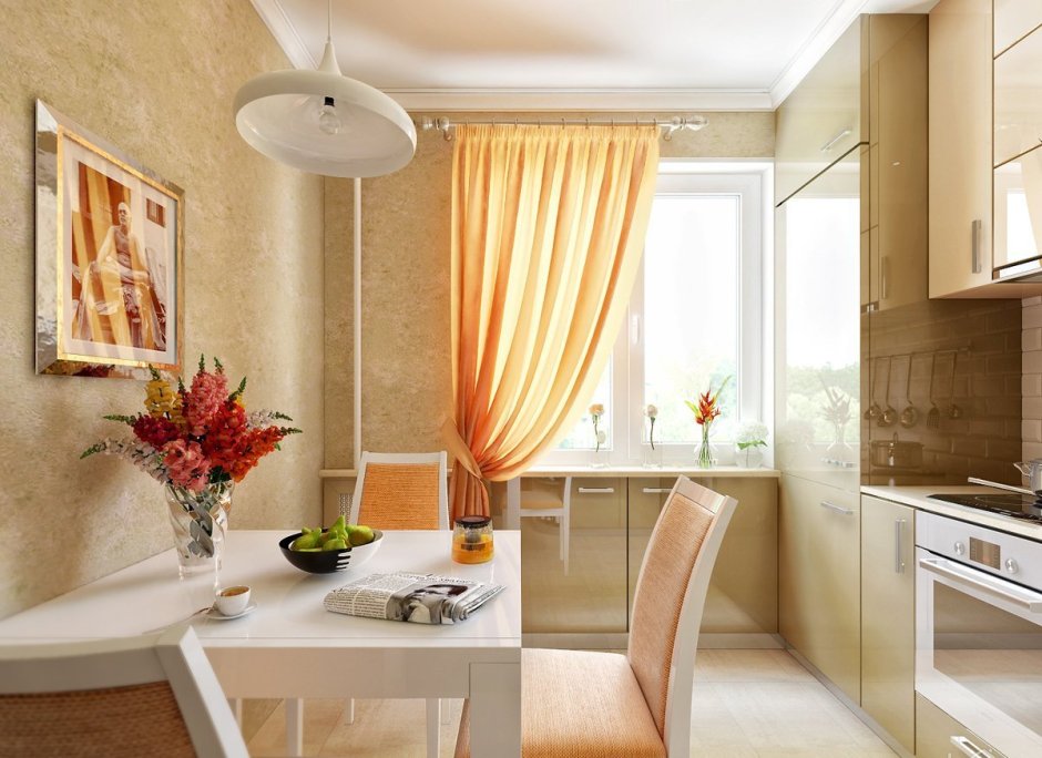 Интерьер кухни 9 кв метров
