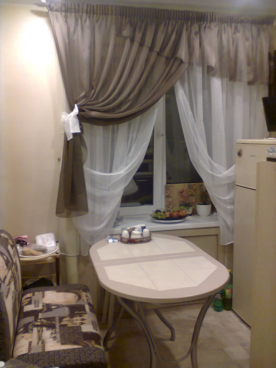 Занавески на кухню в хрущевке