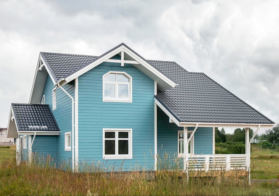 Серая вальмовая крыша Шинглас