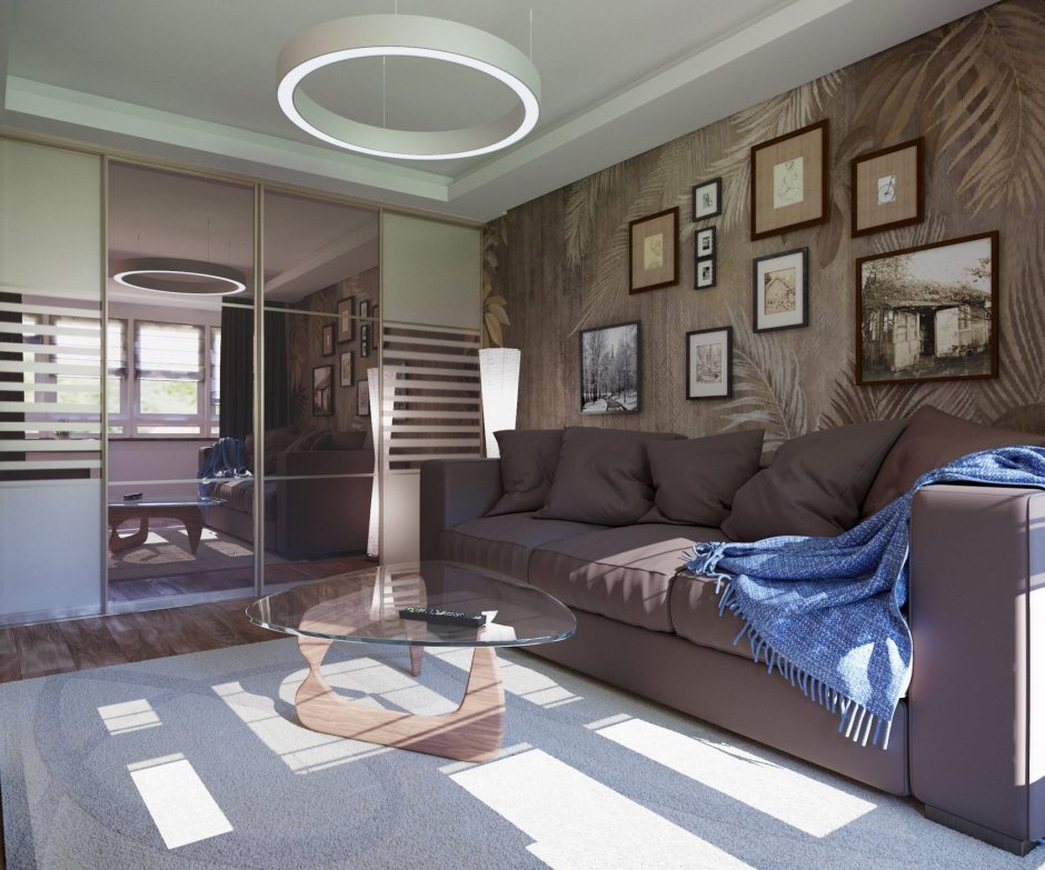 Интерьер однокомнатной квартиры КОПЭ