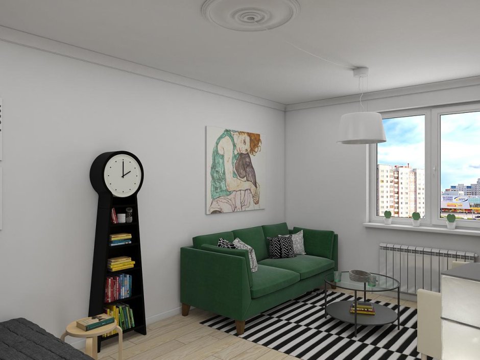 Интерьер однушки КОПЭ