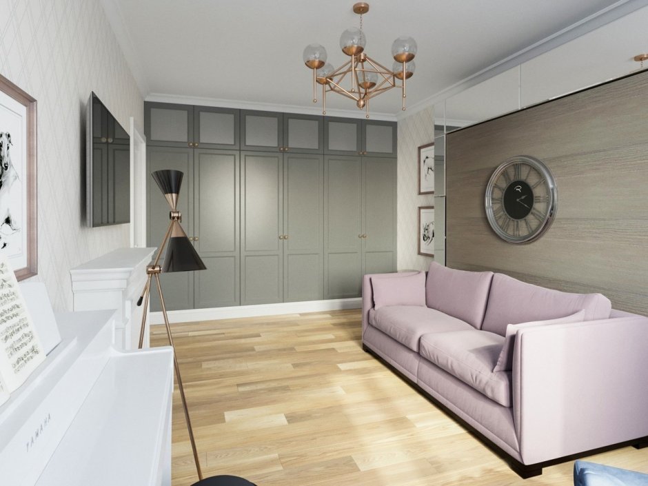 Интерьер однокомнатной квартиры КОПЭ