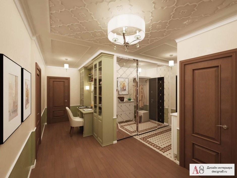 Интерьер 3 комнатной квартиры КОПЭ