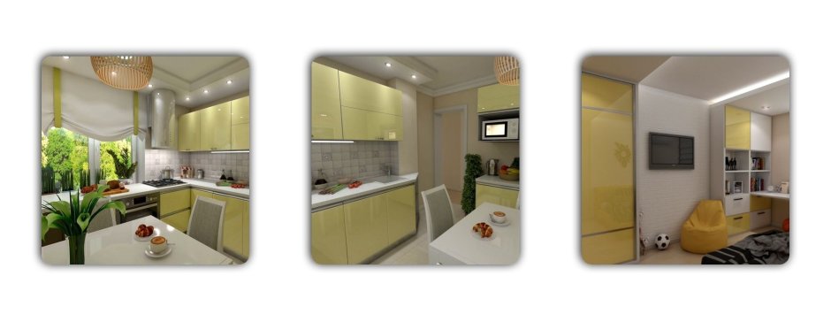 Планировка кухни КОПЭ М Парус