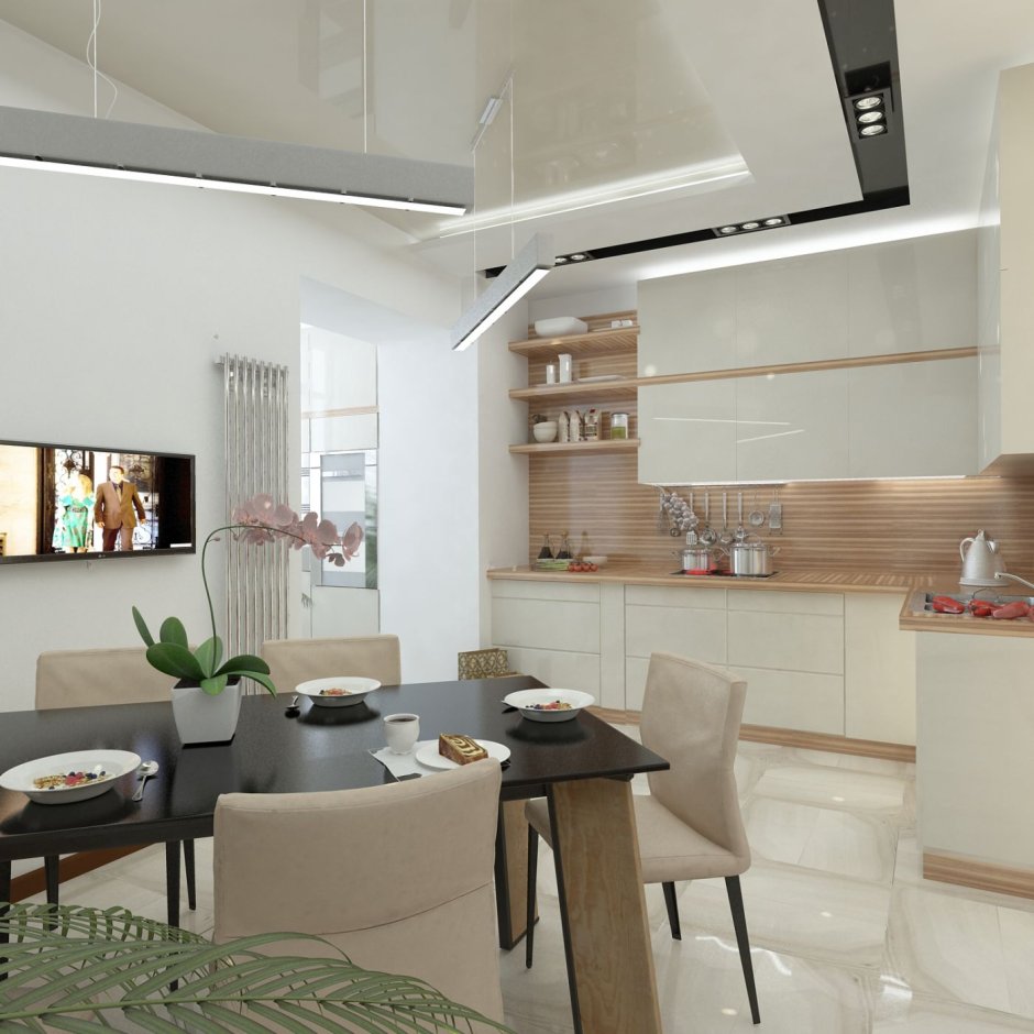 Кухня в доме КОПЭ