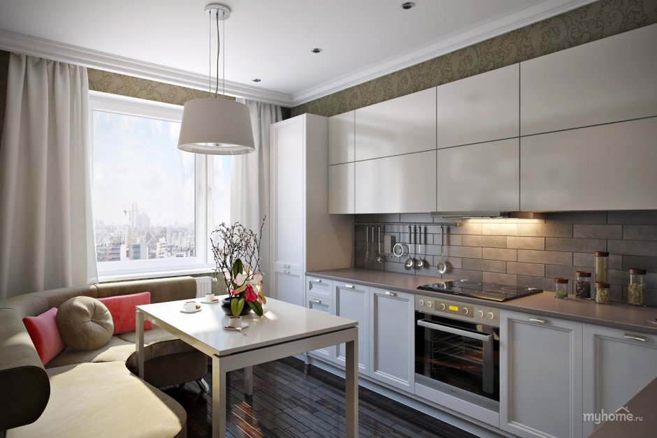 Прихожая в эркере