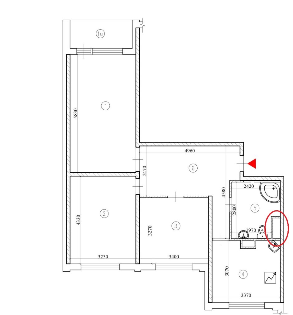 КОПЭ 4 комнатная квартира перепланировка