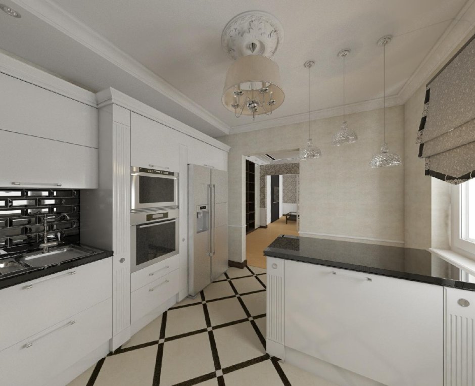 Дизайн квартиры трехкомнатной