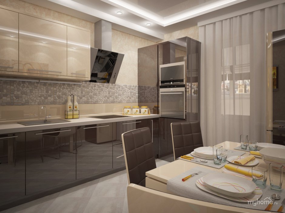 Кухня без ручек