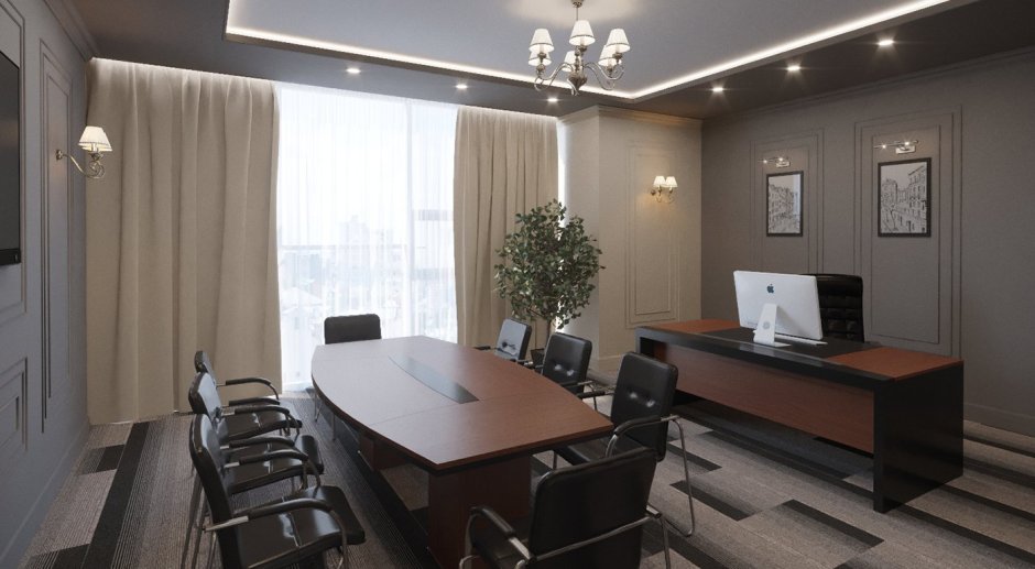 Цвет стен в кабинете