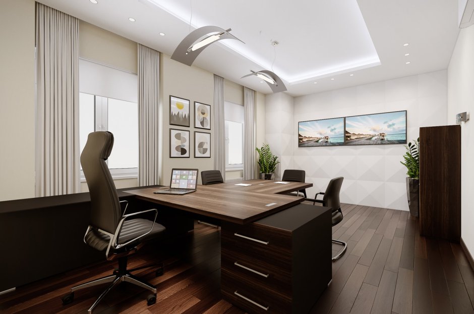 Цвет стен в кабинете