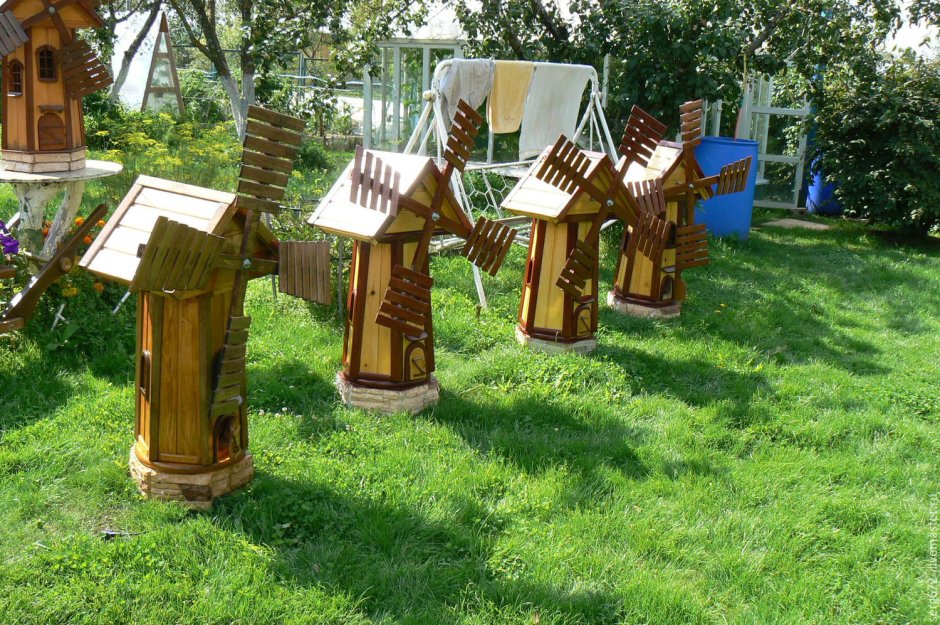 Малые архитектурные формы для сада из дерева