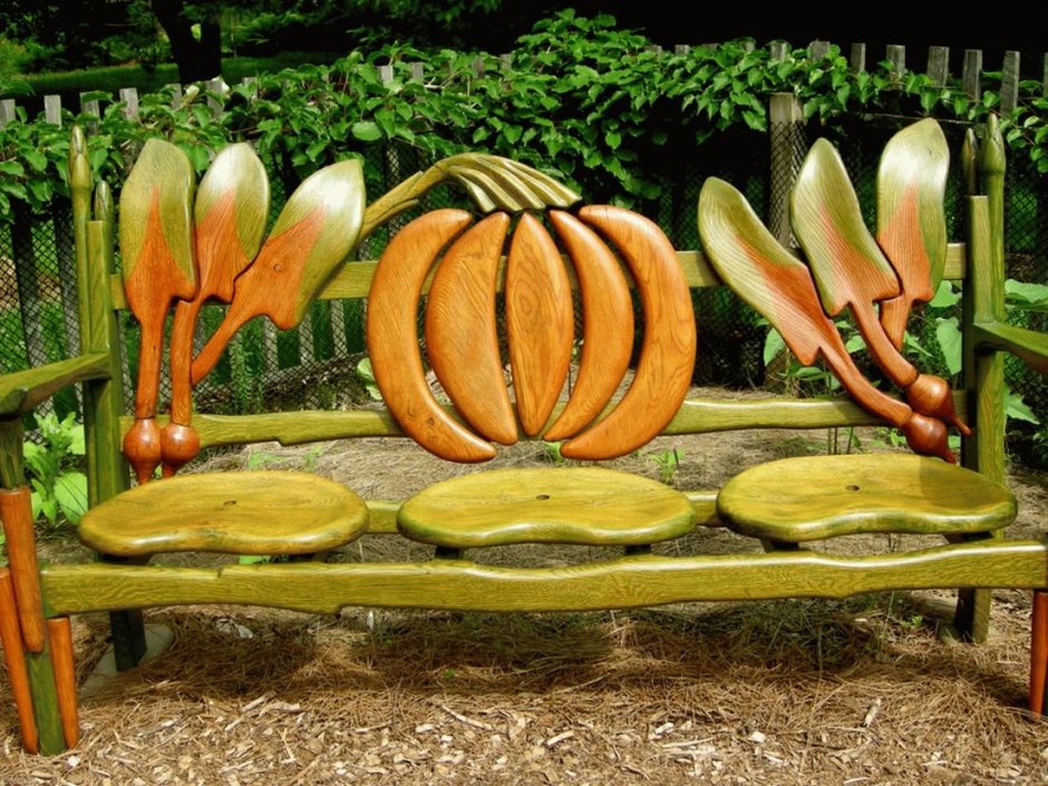 Необычный декор для сада