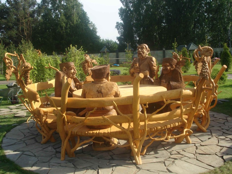 Малые архитектурные формы из дерева