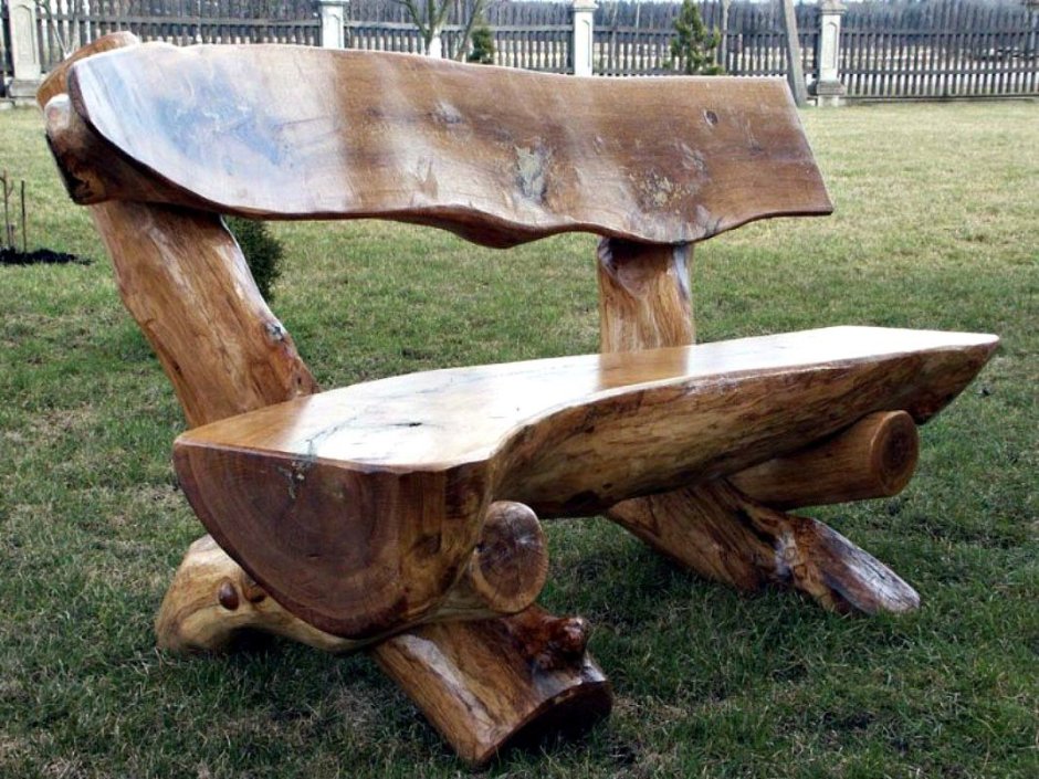 Мебель из бревна