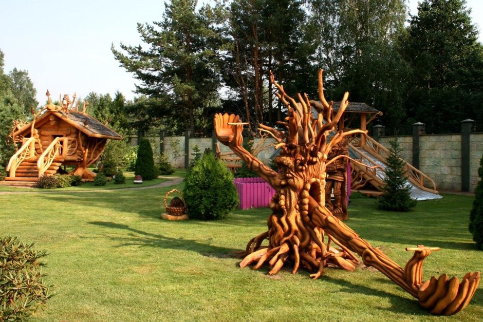 МАФ для сада из дерева