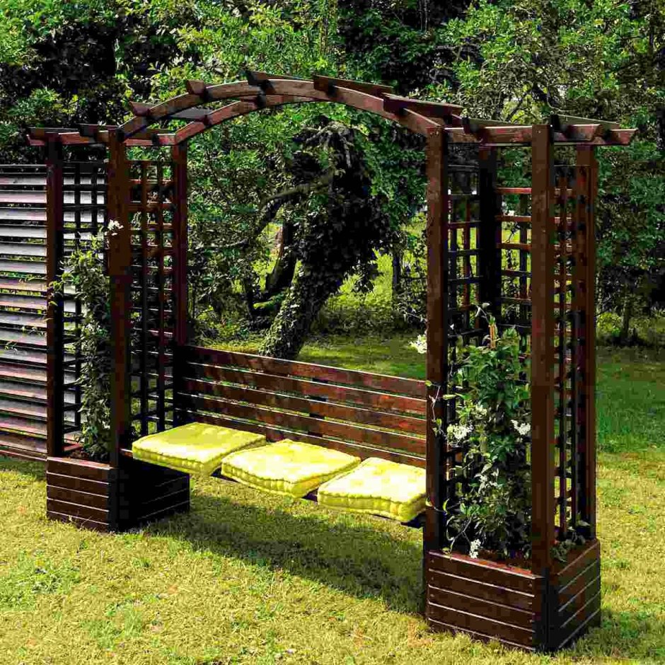 Малые формы для дачи из дерева