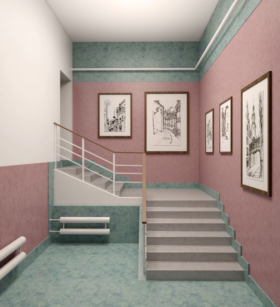 Двери на лестничную клетку