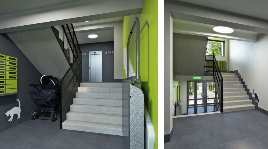 Лестница в подъезде