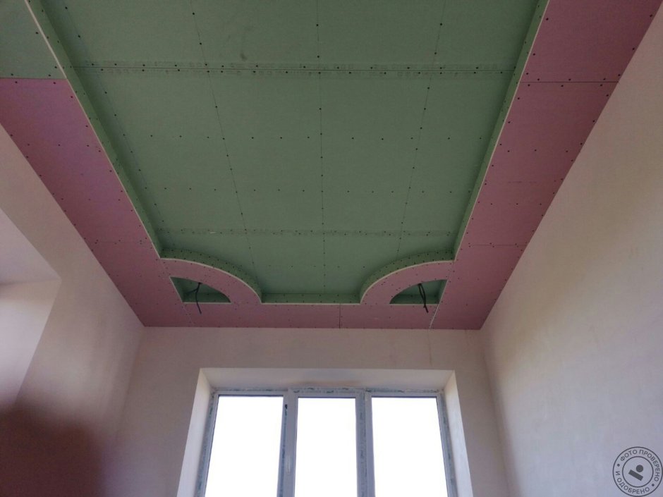 Потолок гипсокартон