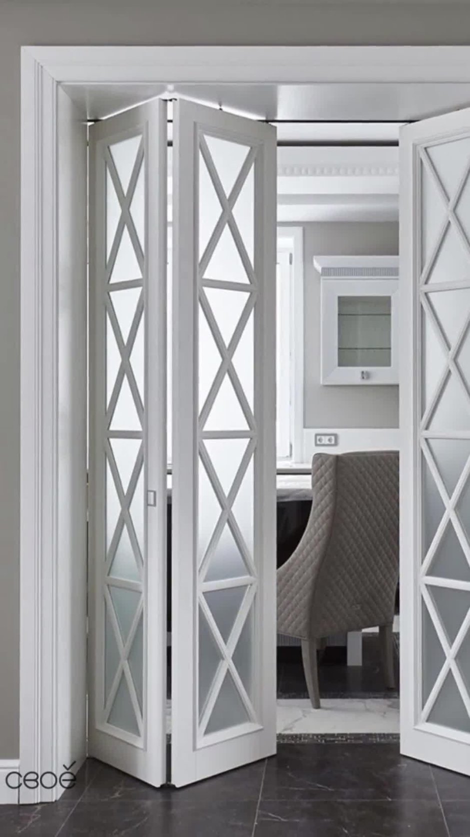 Двери бифолд складные