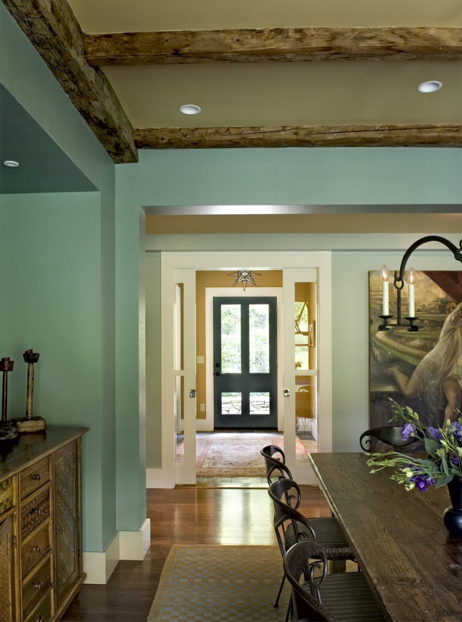 Несущие балки в интерьере