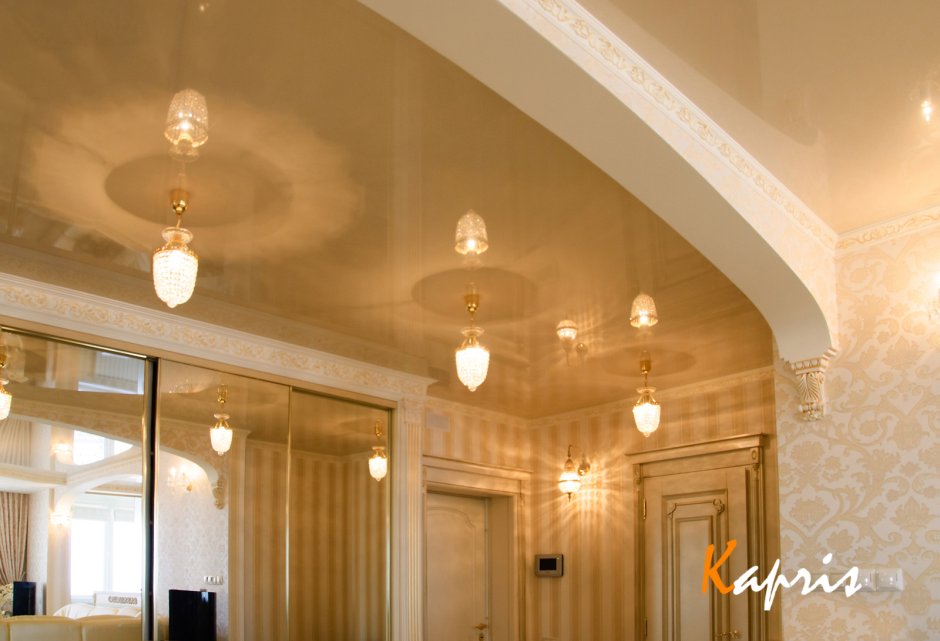 Кессонные потолки в стиле Шале