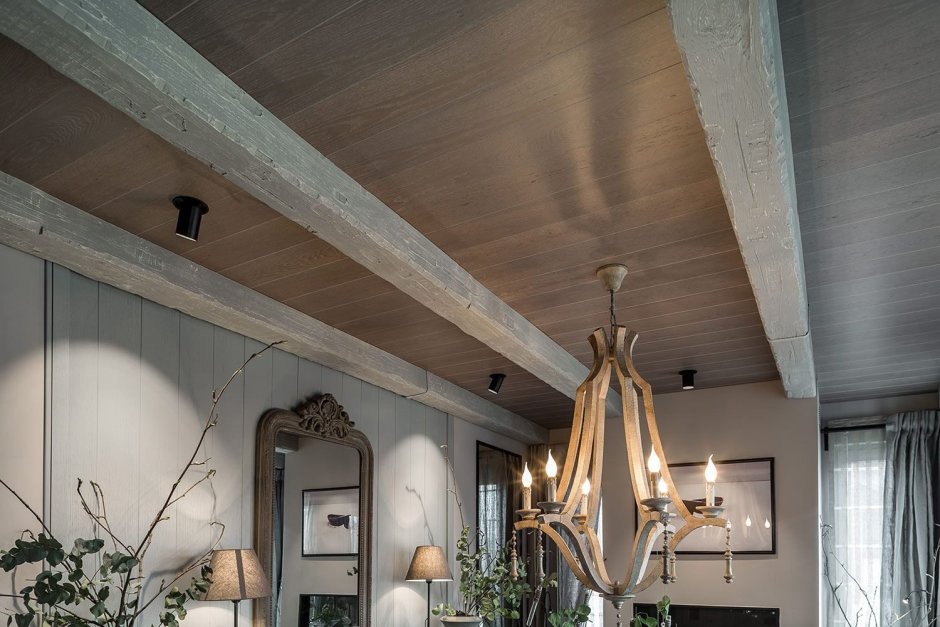 Балки в интерьере квартиры