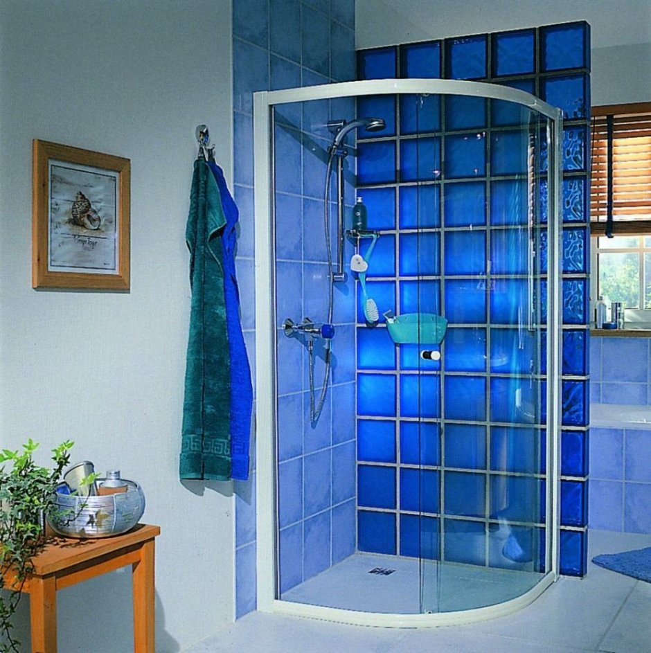 Стекло блок перегородки душа стеклоблоки