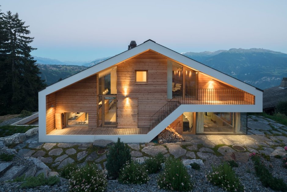 Доломитовые Альпы Швейцарии Шале