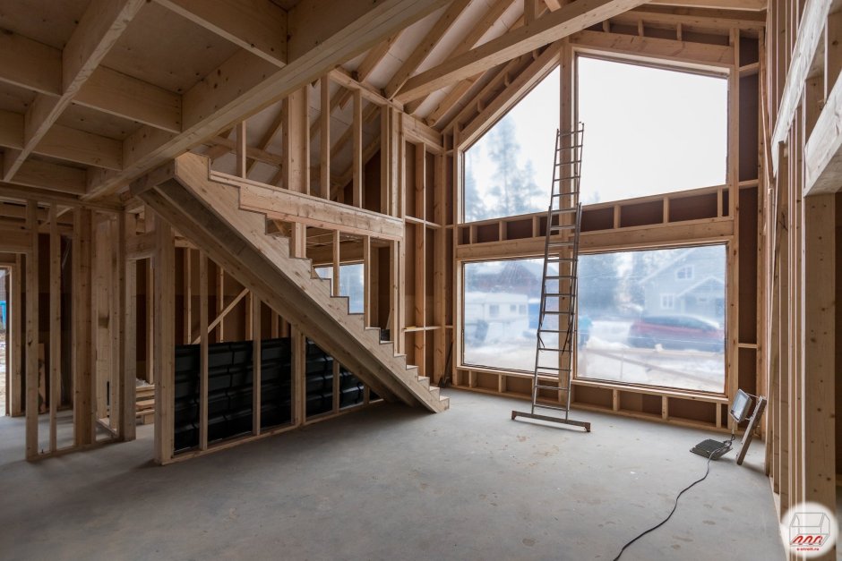 Барнхаус каркас стропильная система