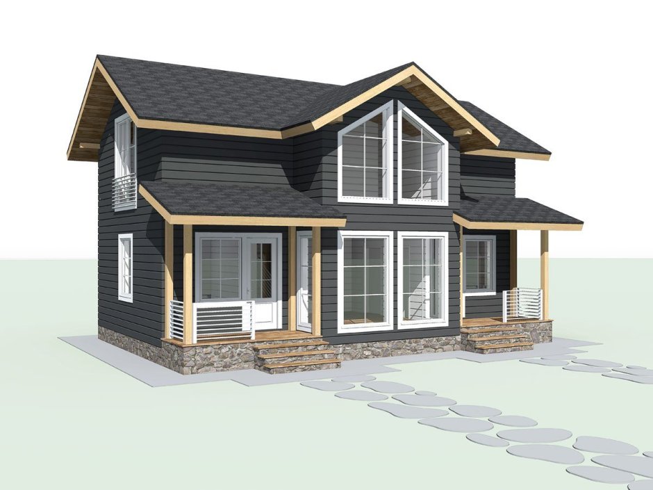 Дом из клееного бруса 170м2