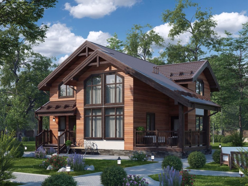 Проекты каркасных домов