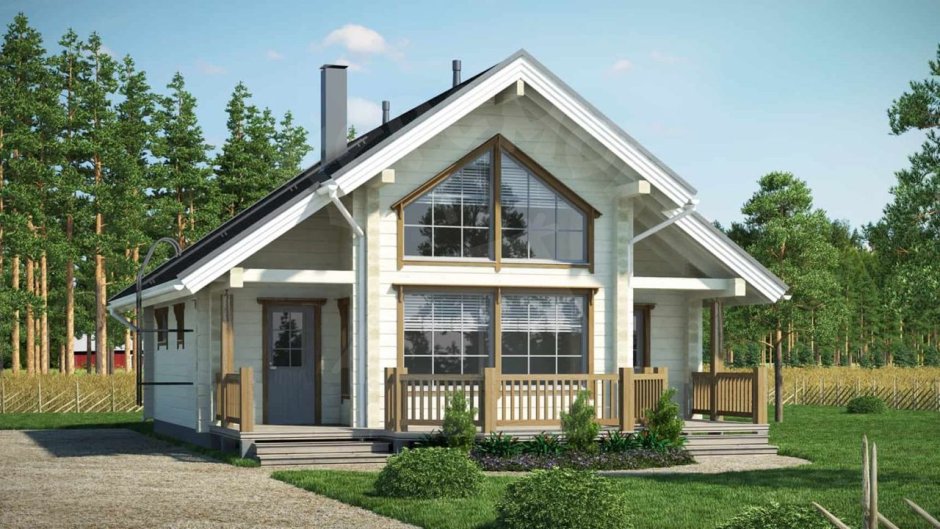 Дом из клееного бруса 140 м2