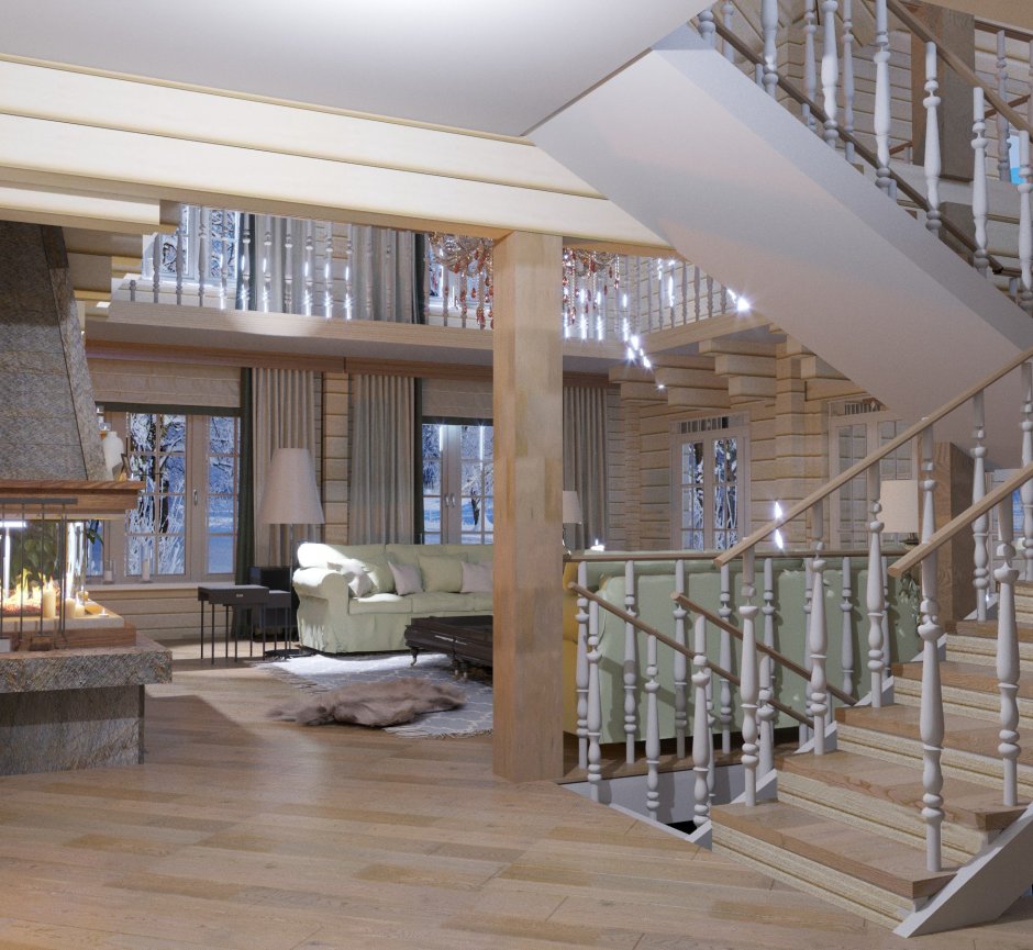 Фахверк Хонка интерьер