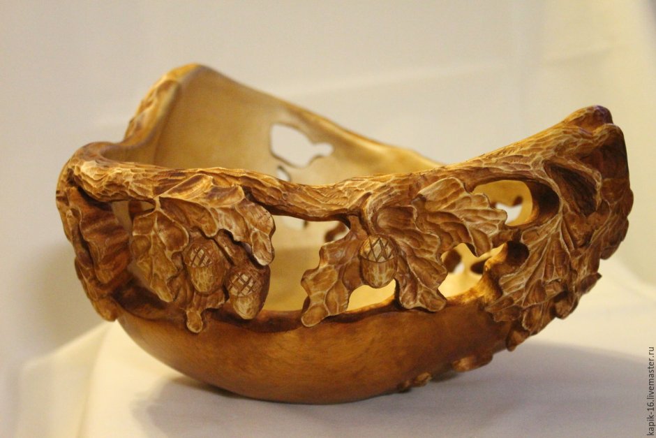Резная посуда из Капа сувеля