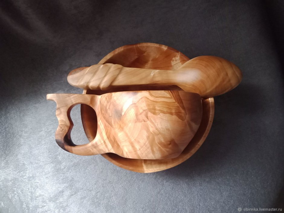 Изделия из сувеля и Капа березы