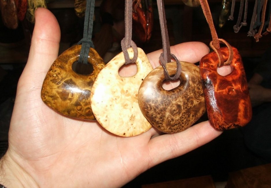 Изделия из березового Капа и сувеля