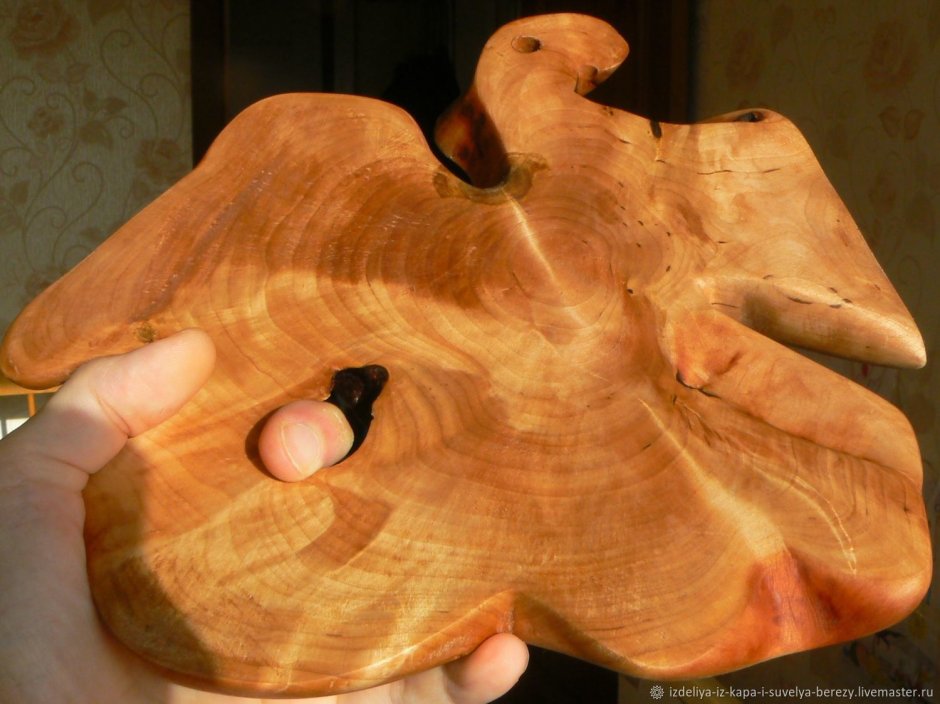 Чаша из сувеля березы