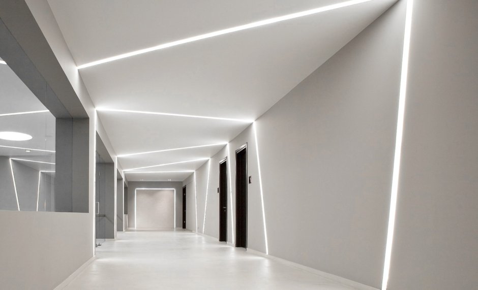 Линейные светодиодные светильники для натяжных потолков