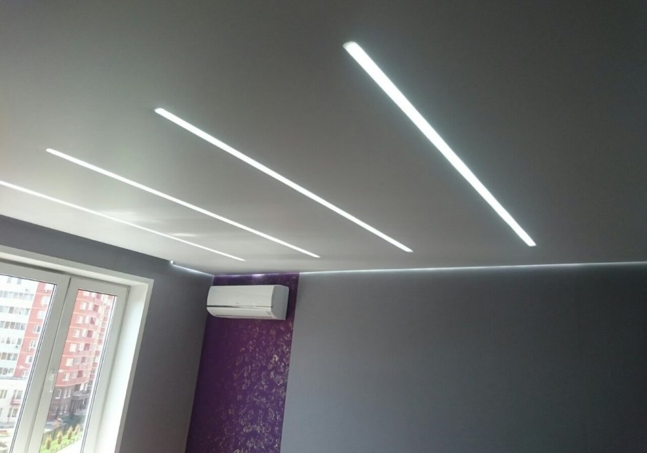 Полоску на потолок диодная