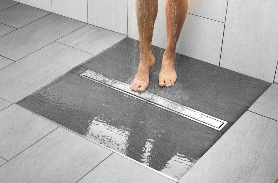 Viega трап для душа в полу под плитку