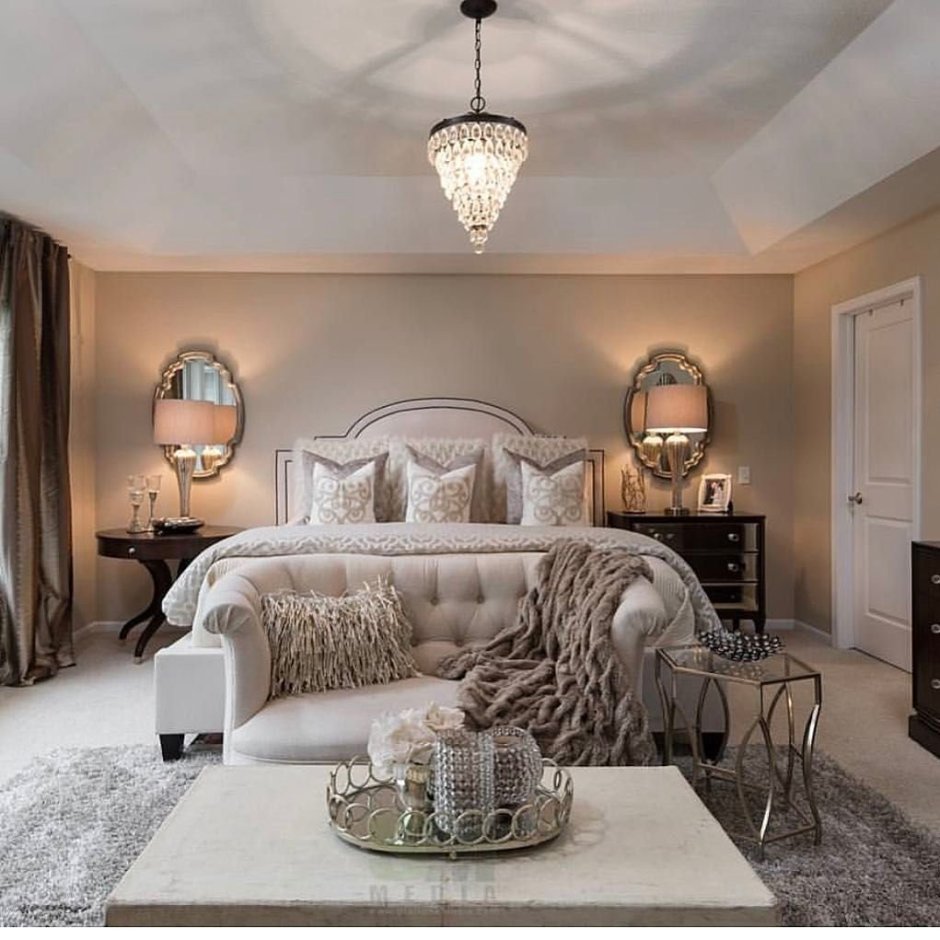 Уютная спальня роскошная