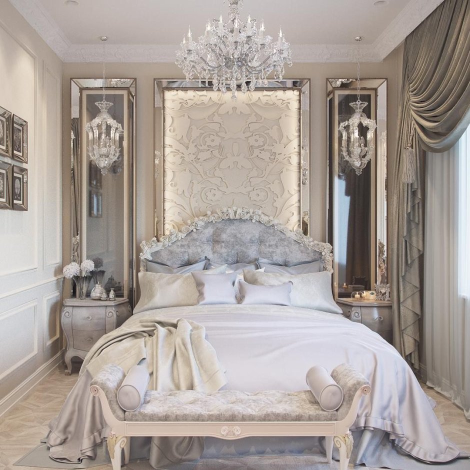 Шикарная мебель для спальни планировка