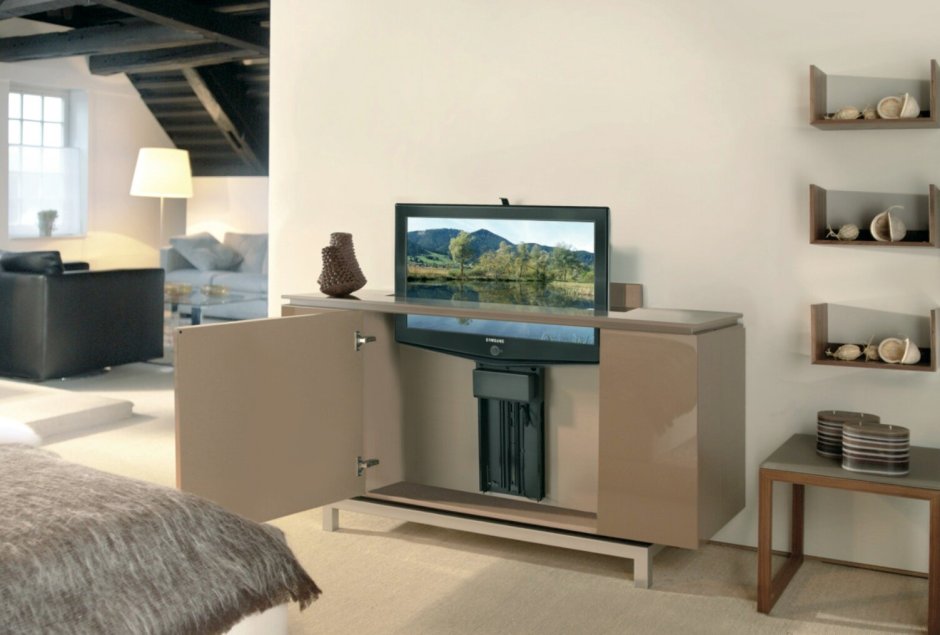 Лифт для телевизора в тумбу