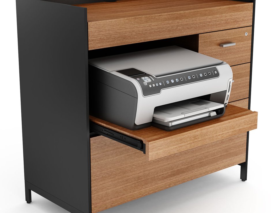 Телевизор и комод провода