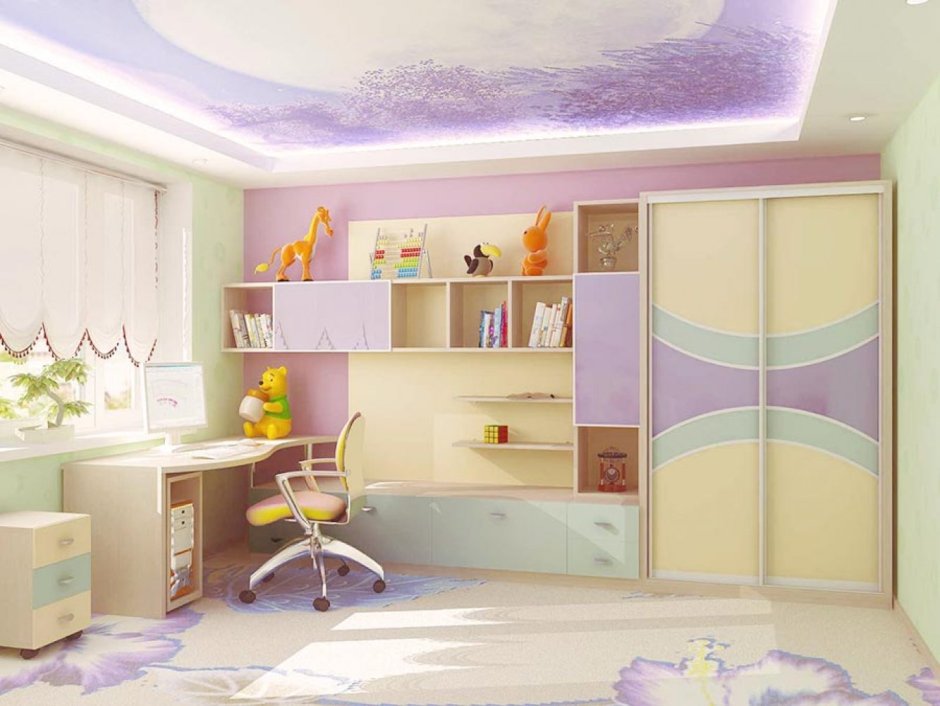 Шкаф-купе в детскую комнату